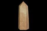 Chatoyant, Polished Peach Moonstone Obelisk - Madagascar #170748-1